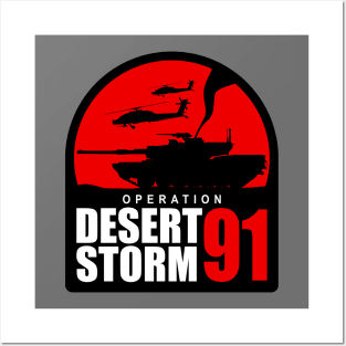 Operation Desert Storm 1991 Posters and Art